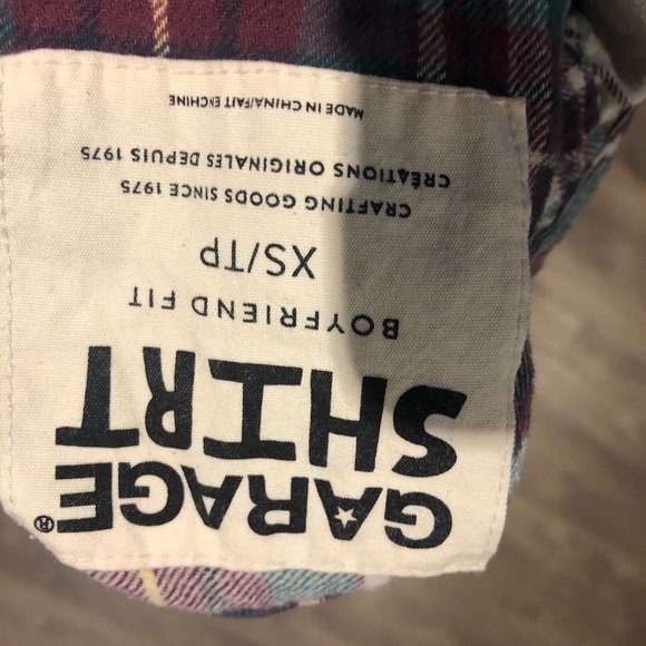 Garage Plaid Long sleeve - Picture 4 of 4